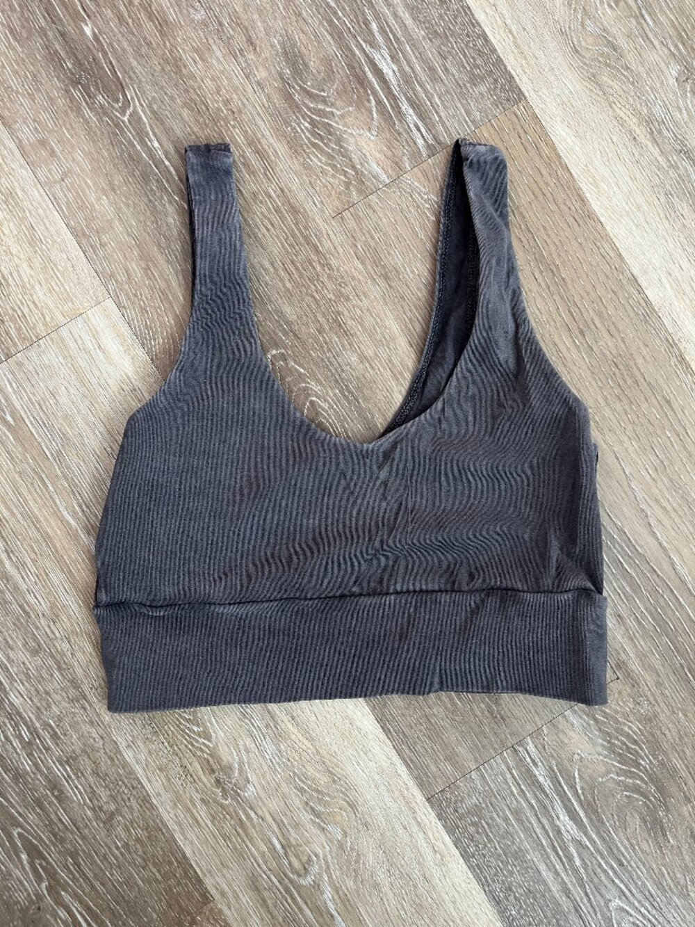 Faded Black / Dark Gray Bralette